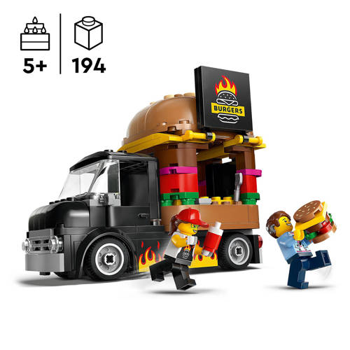 Lego City Hamburgertruck 60404 Bouwset | Bouwset van