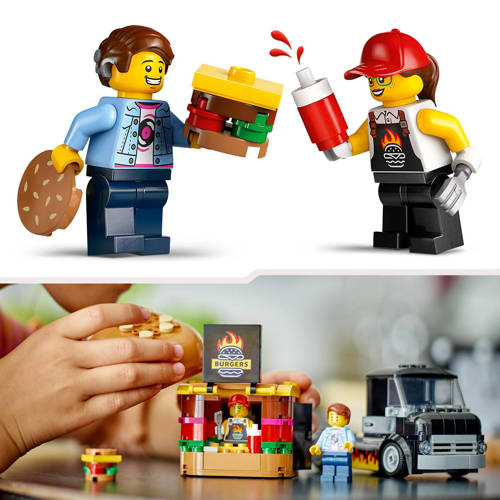 Lego City Hamburgertruck 60404 Bouwset | Bouwset van