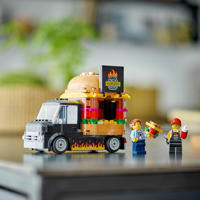thumbnail: LEGO City Hamburgertruck Speelgoed Vrachtwagen Keukenset voor Kinderen vanaf 5 Jaar 60404