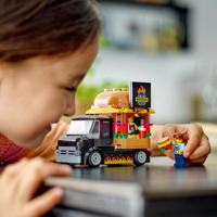 thumbnail: LEGO City Hamburgertruck Speelgoed Vrachtwagen Keukenset voor Kinderen vanaf 5 Jaar 60404