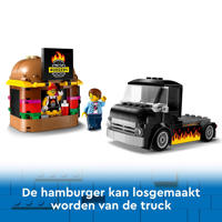 thumbnail: LEGO City Hamburgertruck Speelgoed Vrachtwagen Keukenset voor Kinderen vanaf 5 Jaar 60404