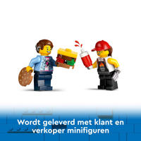 thumbnail: LEGO City Hamburgertruck Speelgoed Vrachtwagen Keukenset voor Kinderen vanaf 5 Jaar 60404