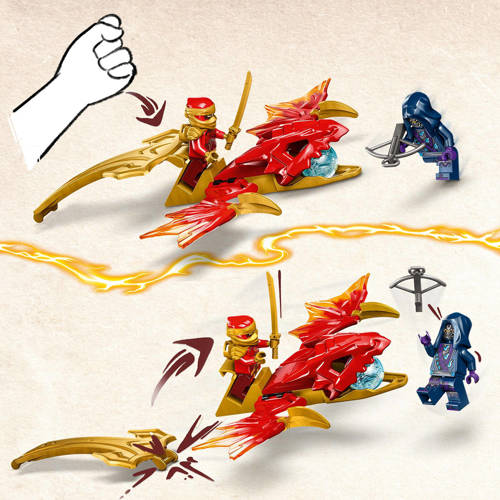Lego Ninjago Kai's rijzende drakenaanval 71801 Bouwset