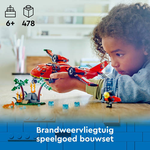 Lego City Brandweer vliegtuig 60413 Bouwset | Bouwset van
