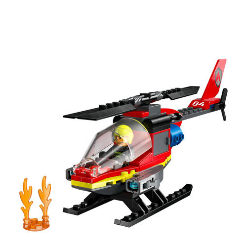 Lego City Brandweerhelikopter 60411 Bouwset | Bouwset van