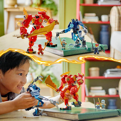 Lego Ninjago Kai's elementaire vuurmecha 71808 Bouwset