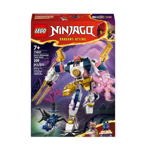 Lego Ninjago Sora's elementaire techmecha 71807 Bouwset