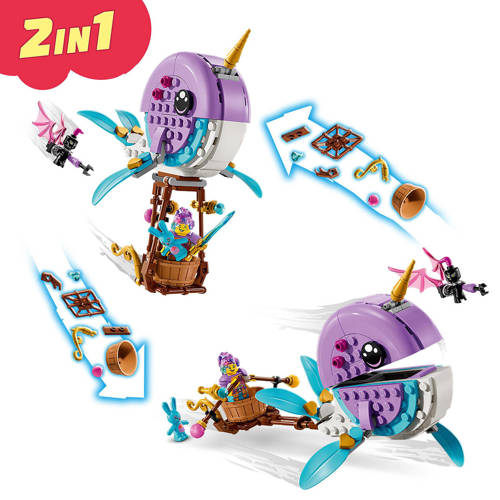 Lego DREAMZzz Izzie's narwal-luchtballon 71472 Bouwset