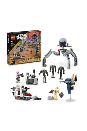 Clone Trooper & Battle Droid Battle Pack Bouwbaar The Clone Wars Speelgoed 75372 