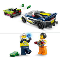 thumbnail: LEGO City Politiewagen en snelle autoachtervolging Politie Auto Speelgoed Set 60415