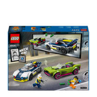 thumbnail: LEGO City Politiewagen en snelle autoachtervolging Politie Auto Speelgoed Set 60415
