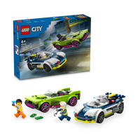 thumbnail: LEGO City Politiewagen en snelle autoachtervolging Politie Auto Speelgoed Set 60415