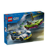 thumbnail: LEGO City Politiewagen en snelle autoachtervolging Politie Auto Speelgoed Set 60415