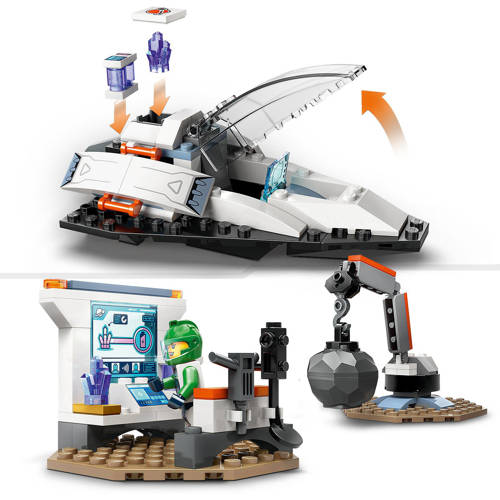 Lego City Ruimteschip en ontdekking van asteroïde 60429 Bouwset