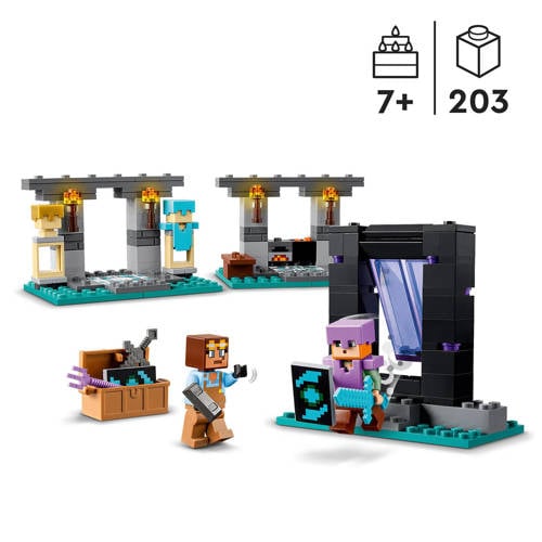 Lego Minecraft De wapensmederij 21252 Bouwset | Bouwset van