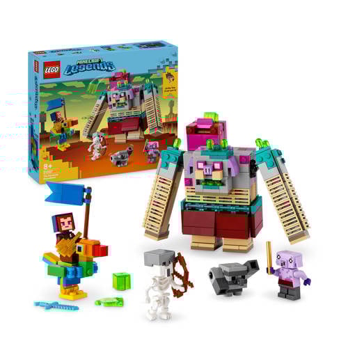Lego Minecraft Duel met de Verslinder 21257 Bouwset