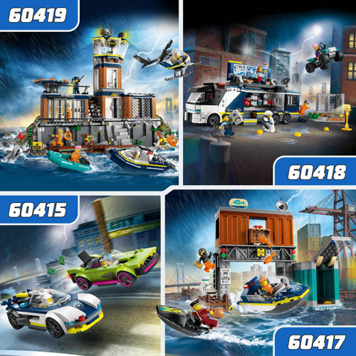 Lego City Politiegevangeniseiland 60419 Bouwset | Bouwset van