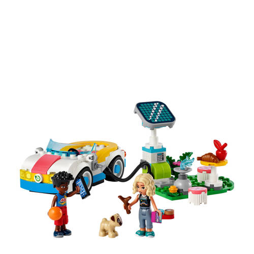 Lego Friends Elektrische auto en oplaadpunt 42609 Bouwset