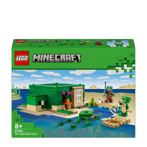 Lego Minecraft Het schildpadstrandhuis 21254 Bouwset
