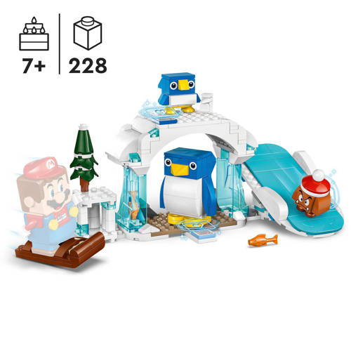 Lego Super Mario Uitbreidingsset: Sneeuwavontuur met pinguïn en familie 71430 Bouwset