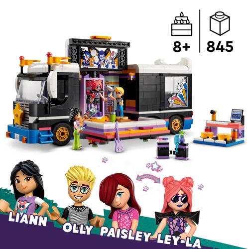 Lego Friends Toerbus van popster 42619 Bouwset | Bouwset van