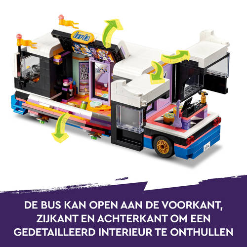 Lego Friends Toerbus van popster 42619 Bouwset | Bouwset van