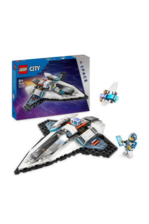 Interstellair ruimteschip Ruimte Speelgoed Set met Astronaut Minifiguur 60430 