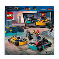 thumbnail: LEGO City Karts en racers Speelgoed Race Auto Set voor Kinderen vanaf 5 Jaar 60400