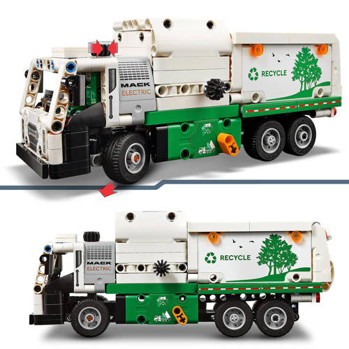 Lego Technic Mack LR Electric vuilniswagen 42167 Bouwset