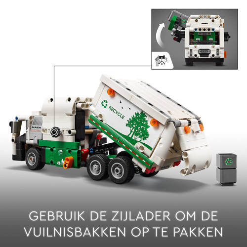 Lego Technic Mack LR Electric vuilniswagen 42167 Bouwset