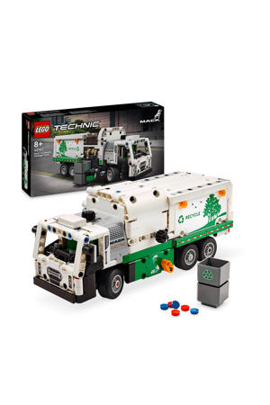 Mack LR Electric vuilniswagen Speelgoed Vrachtwagen Voertuig Set 42167 