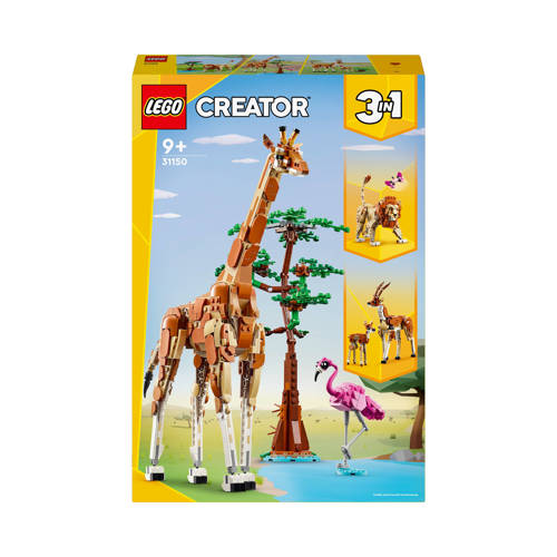 Lego Creator Safaridieren 31150 Bouwset | Bouwset van