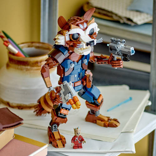 Lego Super Heroes Rocket en Baby Groot 76282 Bouwset