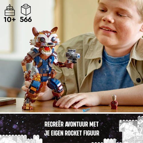 Lego Super Heroes Rocket en Baby Groot 76282 Bouwset