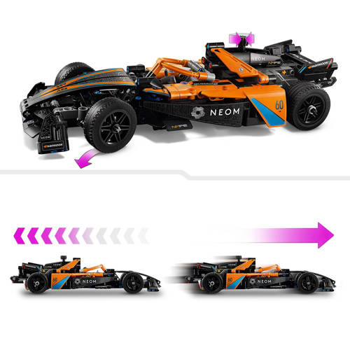 Lego Technic NEOM McLaren Formula E racewagen 42169 Bouwset