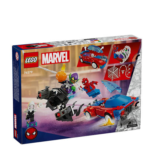 Lego Super Heroes Spider-Man racewagen en Venom Green Goblin 76279 Bouwset