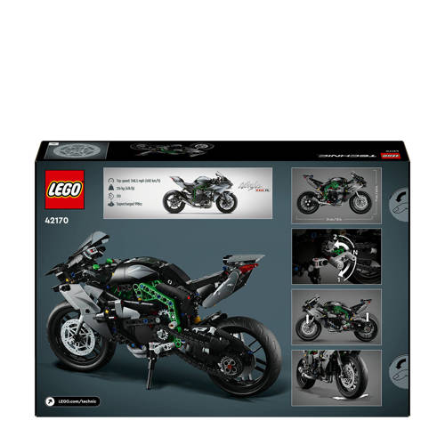 Lego Technic Kawasaki Ninja H2R motor 42170 Bouwset