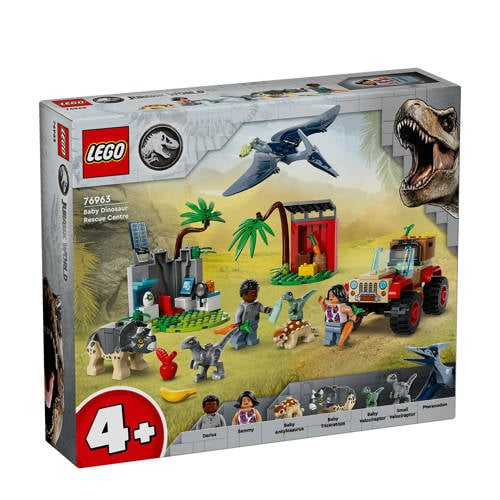Lego Jurassic World Reddingscentrum voor babydinosaurussen 76963 Bouwset