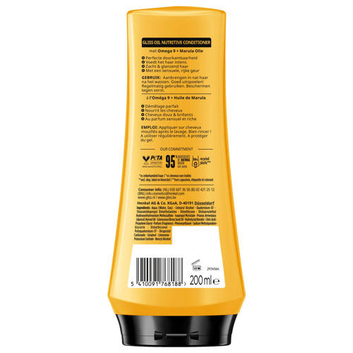 Gliss Kur Oil Nutritive conditioner 6 stuks voordeelverpakking