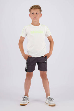 T-shirt Jaxe met logo wit