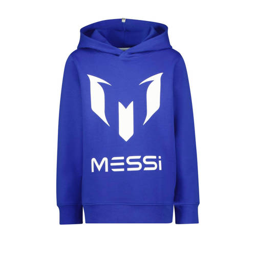 Vingino x Messi hoodie met logo hardblauw Sweater Logo