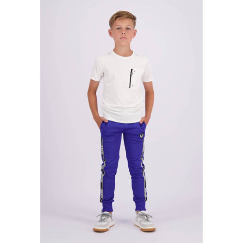 VINGINO x Messi joggingbroek Serto met zijstreep hardblauw Jongens Sweat 116