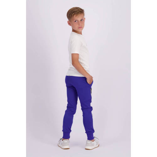 VINGINO x Messi joggingbroek Serto met zijstreep hardblauw Jongens Sweat 116