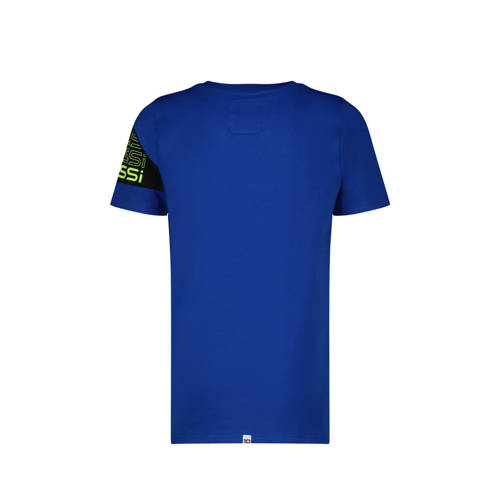 VINGINO x Messi T-shirt Jumal met logo hardblauw Jongens Meisjes Stretchkatoen Ronde hals 104