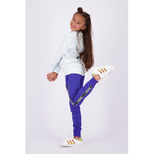 VINGINO x Messi hoodie met logo lichtblauw Sweater Logo 104