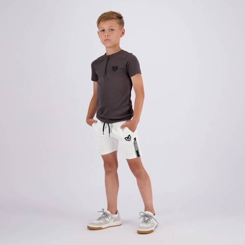VINGINO x Messi T-shirt Jipper donkergrijs Jongens Polyester Ronde hals 152