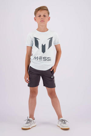 T-shirt met logo lichtblauw/grijs