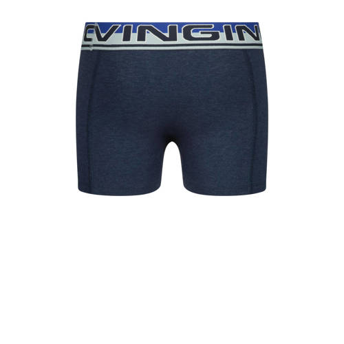 VINGINO boxershort set van 3 donkerblauw blauw grijs Jongens Stretchkatoen 110 116
