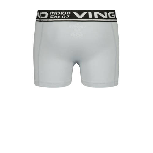 VINGINO boxershort Palm set van 3 zwart grijs geel Jongens Stretchkatoen 110 116