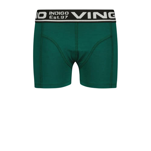 VINGINO boxershort Colors set van 5 groen multicolor Jongens Stretchkatoen 98 104